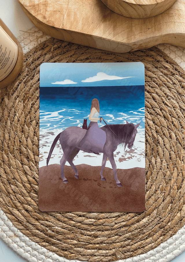 Illustration A5 - Balade à cheval